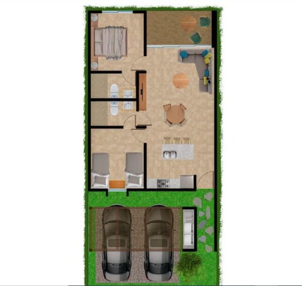 foto de casa en venta modelo creta planos en nuevo altata sector navolato contructora Bienes Raíces Martínez G en culiacan sinaloa