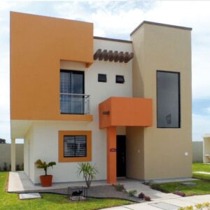 foto de casas en venta modelo Arezzo en Hacienda santa clara sector Norte contructora Casel en culiacan sinaloa