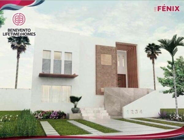 foto de casas en venta modelo fenix en Benevento sector Norte contructora Homex en culiacan sinaloa