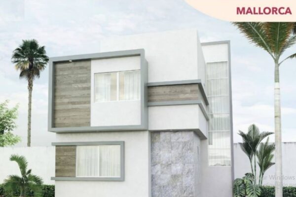 foto de casas en venta modelo mallorca en Benevento sector Norte contructora Homex en culiacan sinaloa